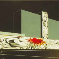 8.Josep Renau Simulation des Wandbild-Panoramas in Halle-Neustadt 1969