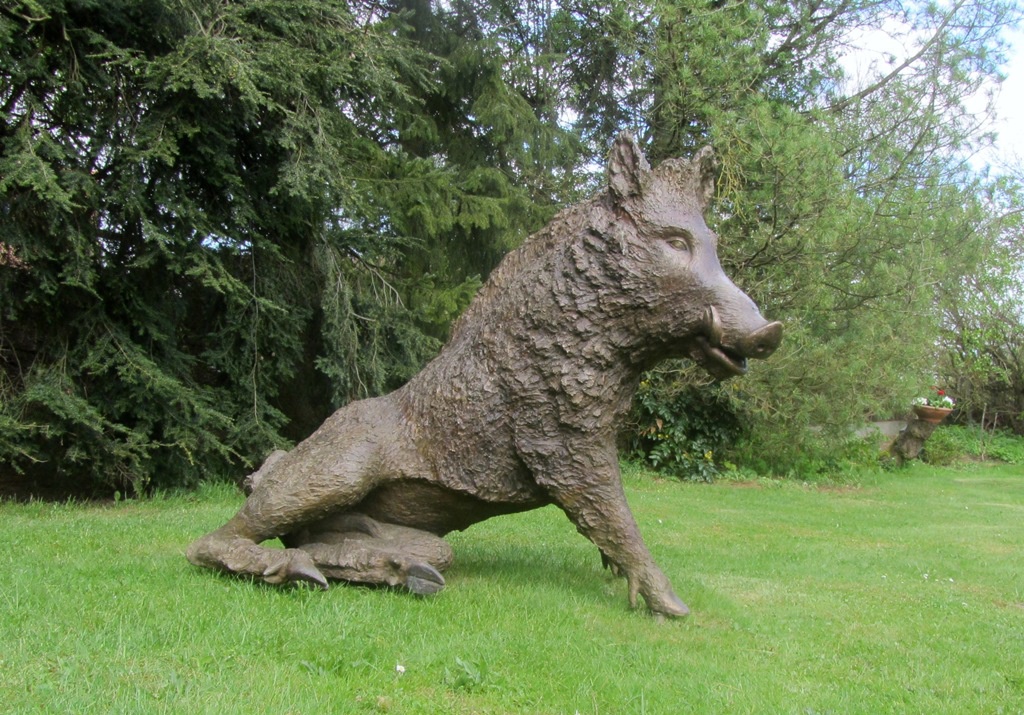 Franck Keiler am Aufstellungsort