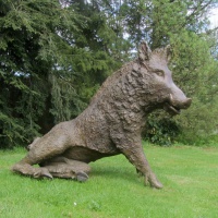 Franck Keiler am Aufstellungsort