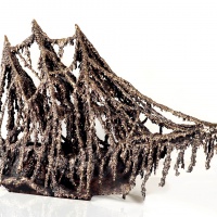 Metallguss Bronze Schiff