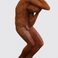 Kunststoffguss – großer stürzender Polymergips von Marco Fierl