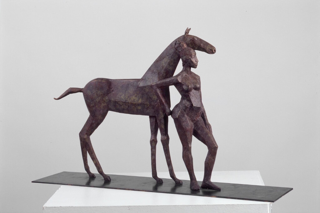 Patinierung - Metallguss la yegua von Marco Flierl