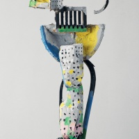 Menno-Fahl-Konkubine-2008-Bronze-bemalt-80x30x15cm