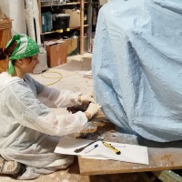 5-silikon-wird aufgebracht